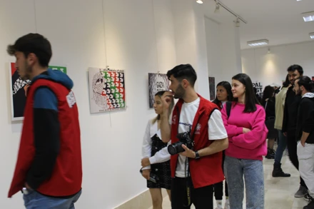 ‘FİLİSTİN Uluslararası Afiş ve Baskı Sergisi’ açıldı